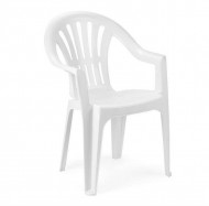 Plastov stolika Kona - nzka, biela