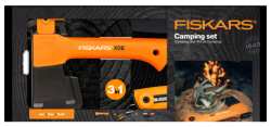 Fiskars Kempingov� Sada, sekera + n�� + p�lka 1057912