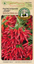 Paprika krkovit Chilli Birds Eye (Vtie oi)