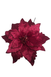 Tmavo erven vianon rua 24cm 41612