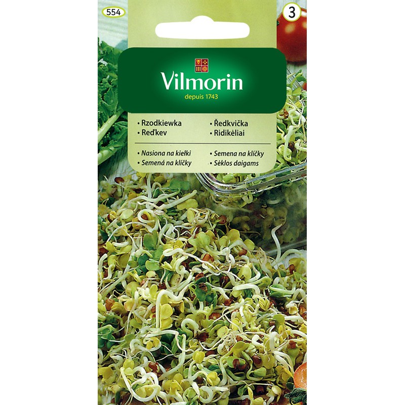 VILMORIN Redkvička na klíčky 554 20g